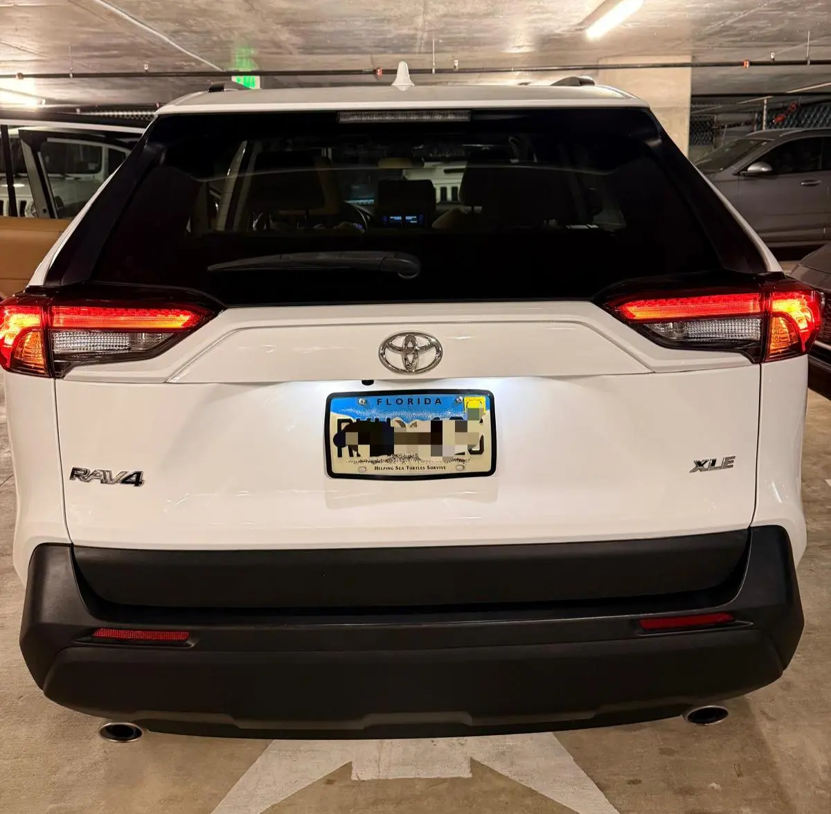 After trim restoration — Toyota RAV4 in Fort Lauderdale, Route95 Mobile Car Detailing