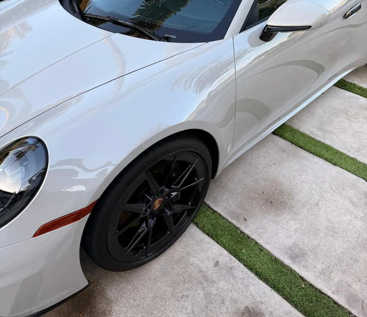 After wheel cleaning — Porsche Macan & 911 in Fort Lauderdale, Route95 Mobile Car Detailing