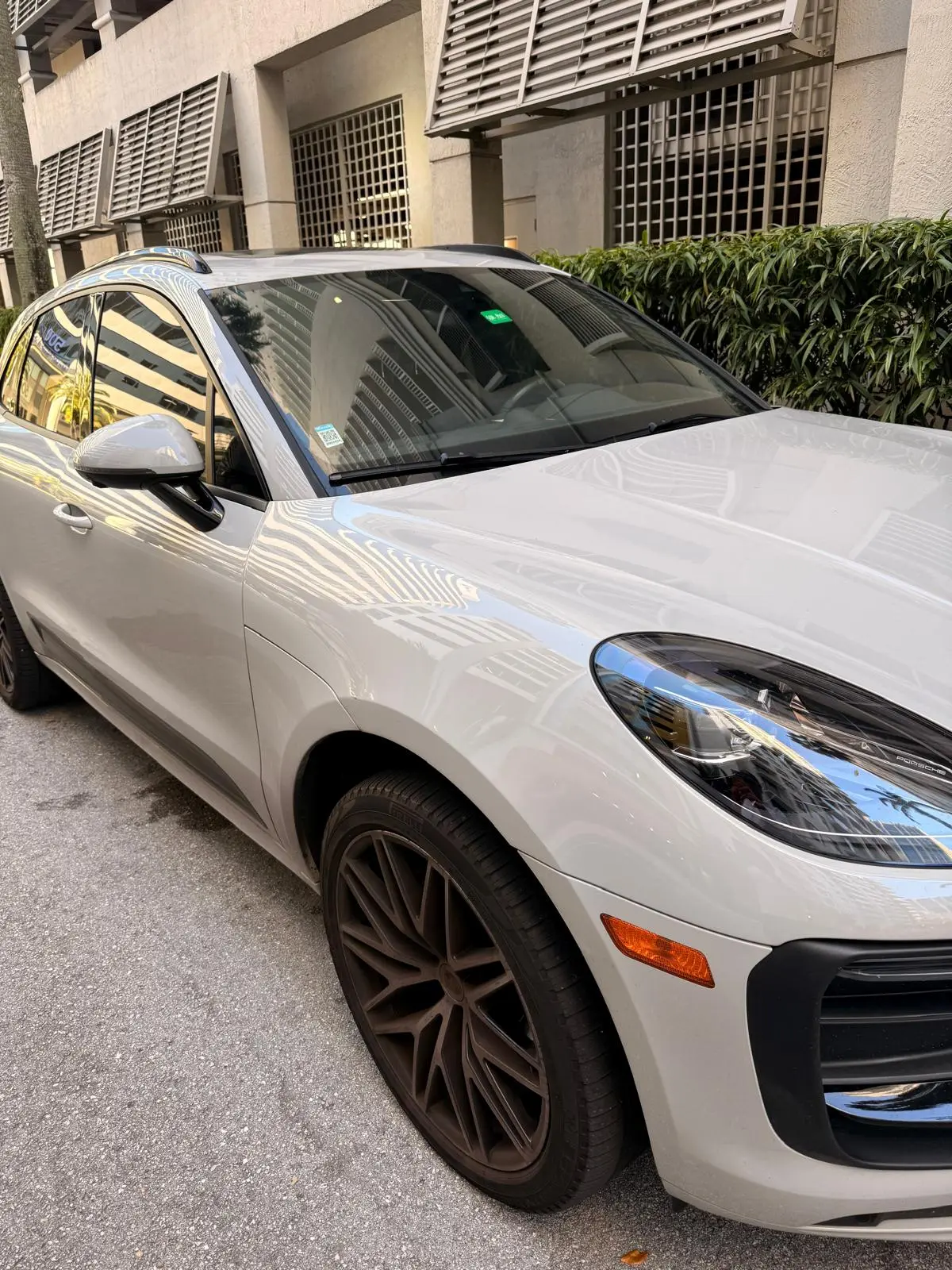 Before wheel cleaning — Porsche Macan & 911 in Fort Lauderdale, Route95 Mobile Car Detailing