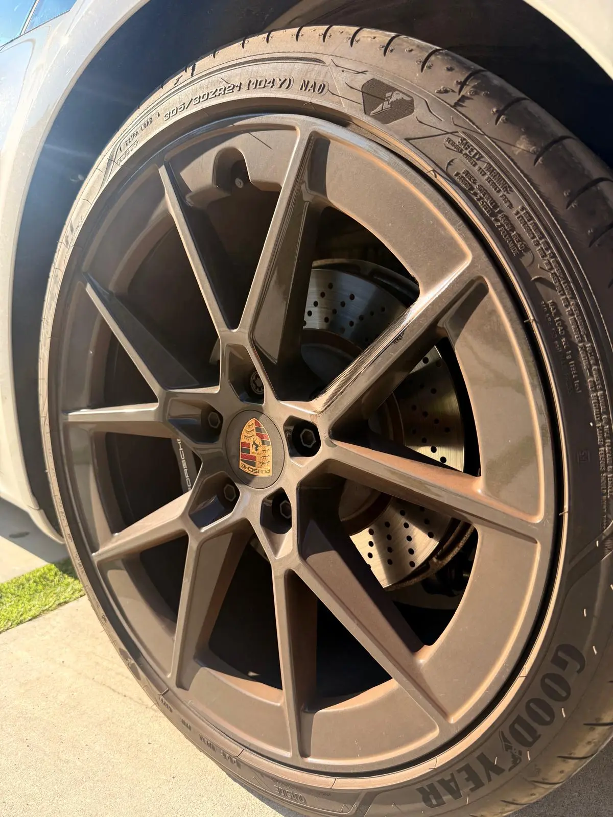 Before wheel cleaning — Porsche Macan & 911 in Fort Lauderdale, Route95 Mobile Car Detailing